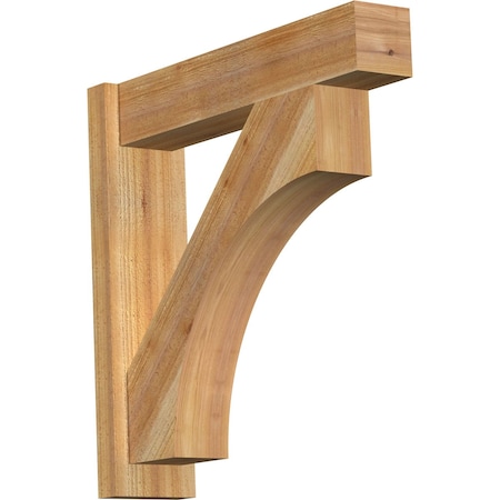 Ekena Millwork Westlake Block Rough Sawn Outlooker, Western Red Cedar, 6"W x 26"D x 26"H OUT06X26X26WTL05RWR
